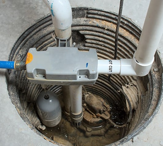 Sump store pump repair